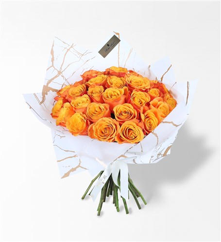 Confy - 30 Turuncu Gül Buketi