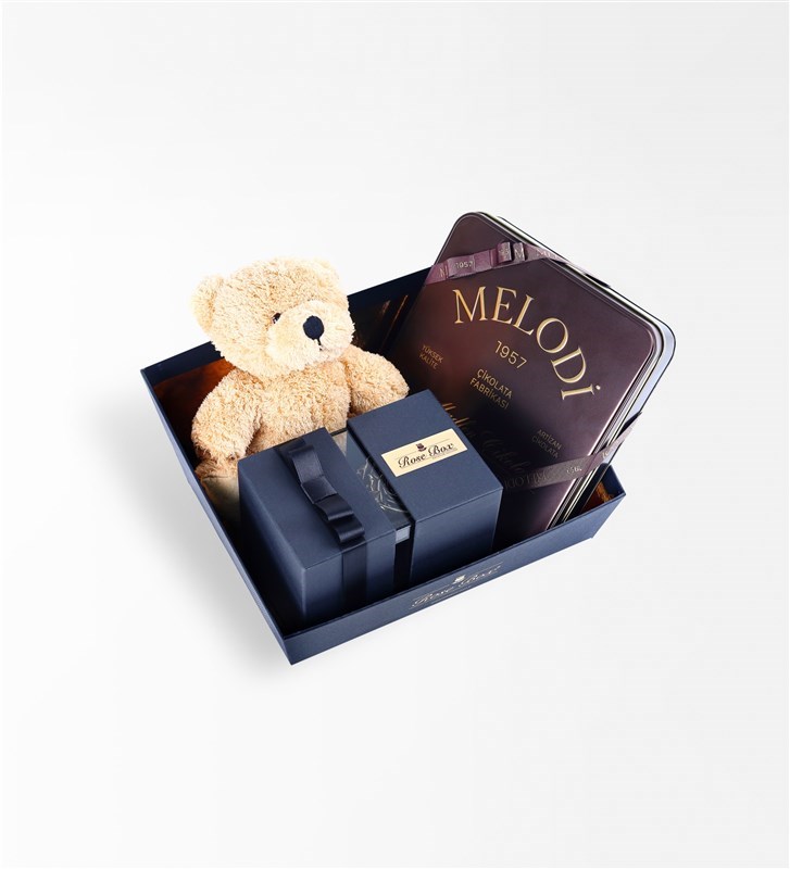 Golden Heart Hediye Seti 2 Adet Altın Solmayan Gül