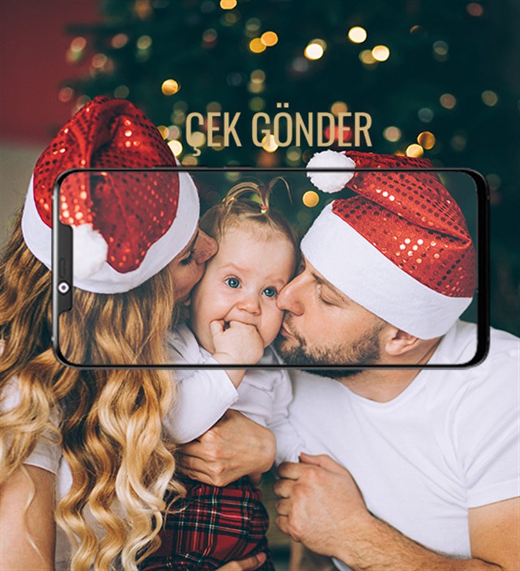 Çek Gönder Yılbaşı Özel - Kişiye Özel Fotoğraflı Gül Kutusu