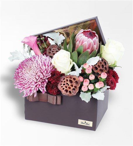 Coral Aranjman - Protea Anastasya Gala Ve Lotus