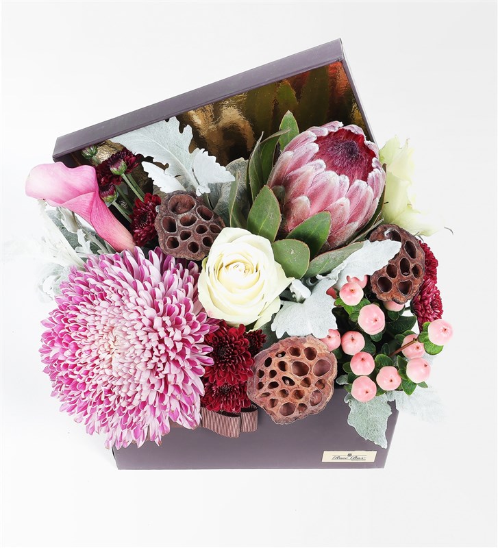 Coral Aranjman - Protea Anastasya Gala Ve Lotus
