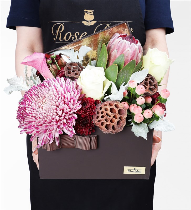 Coral Aranjman - Protea Anastasya Gala Ve Lotus